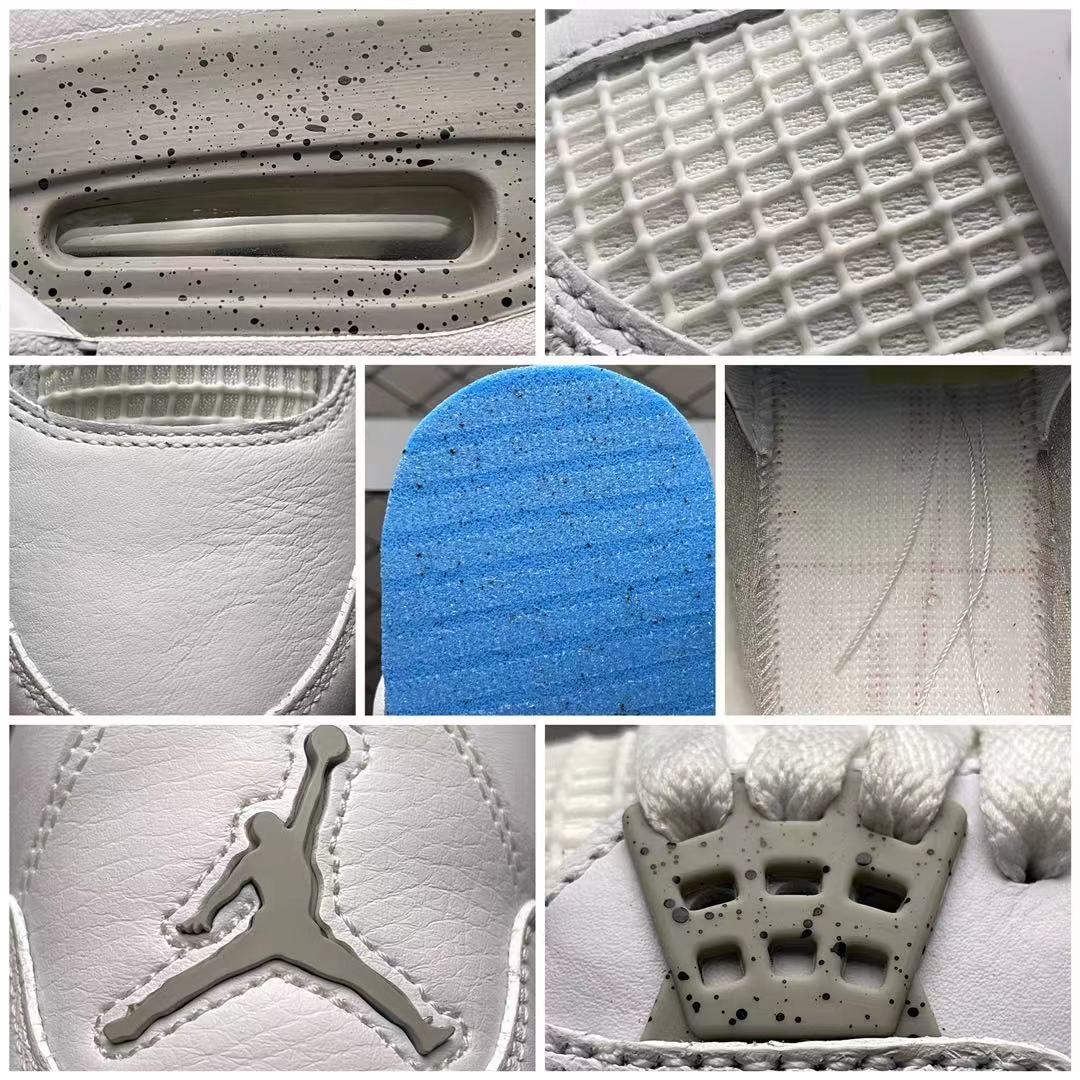 NIKE GS AIR JORDAN 4 "TECH WHITE"