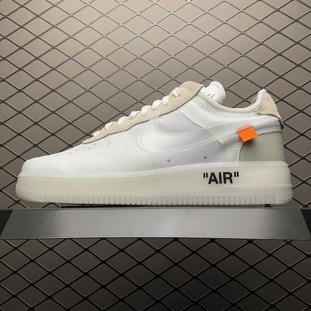 Off-White × Nike The Ten Air Force 1 Low  (AO4606-100)