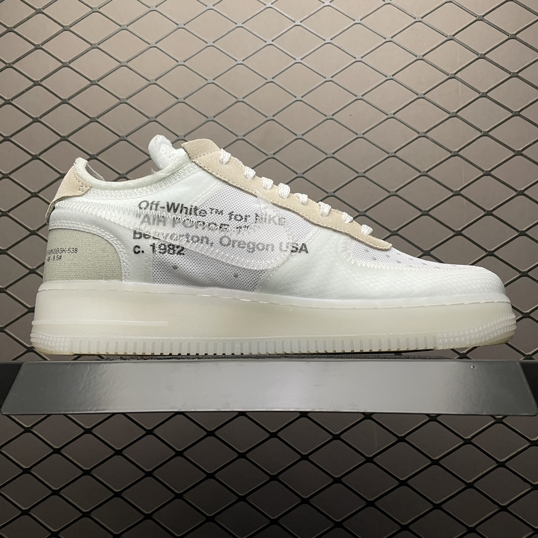 Off-White × Nike The Ten Air Force 1 Low (AO4606-100)