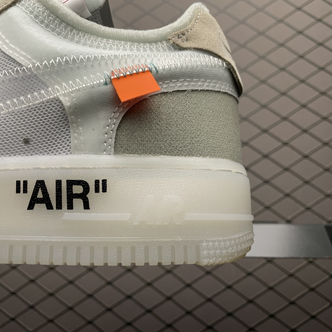 Off-White × Nike The Ten Air Force 1 Low  (AO4606-100)