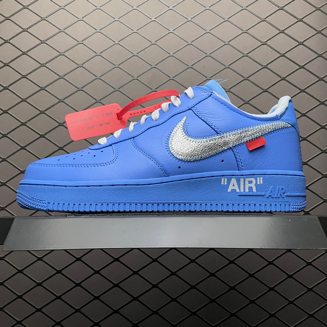 ポイント10倍 NIKE - x OFF FORCE WHITE MCA AIR FORCE 1 1 BLUE MCA