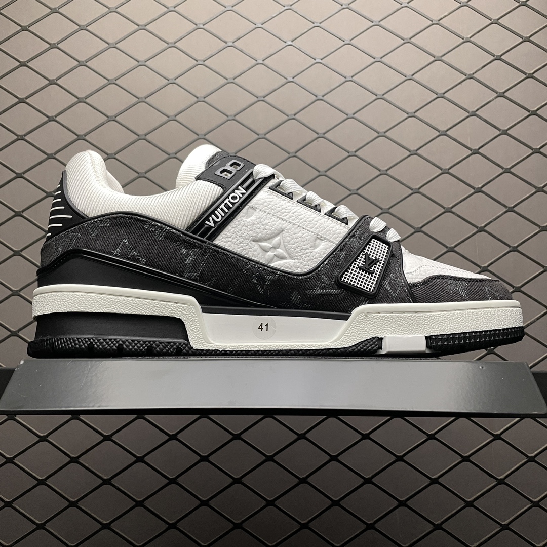 Louis Vuitton Trainer Line Sneaker "Black"（1A9JG9）