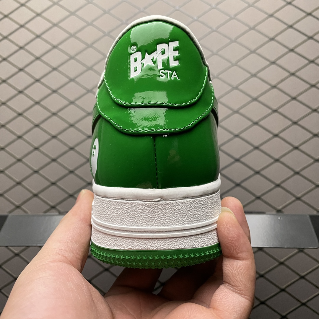 BAPE STA™ Low "Green"(2022)（1I70-291-001白绿）