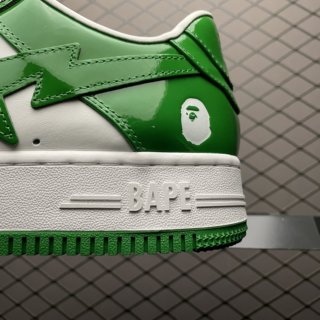 BAPE STA™ Low "Green"(2022)（1I70-291-001白绿）