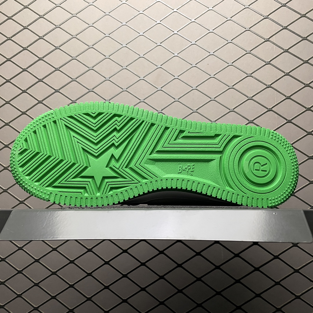 BAPE STA™ Low "Green"(2022)（1I70-291-001白绿）