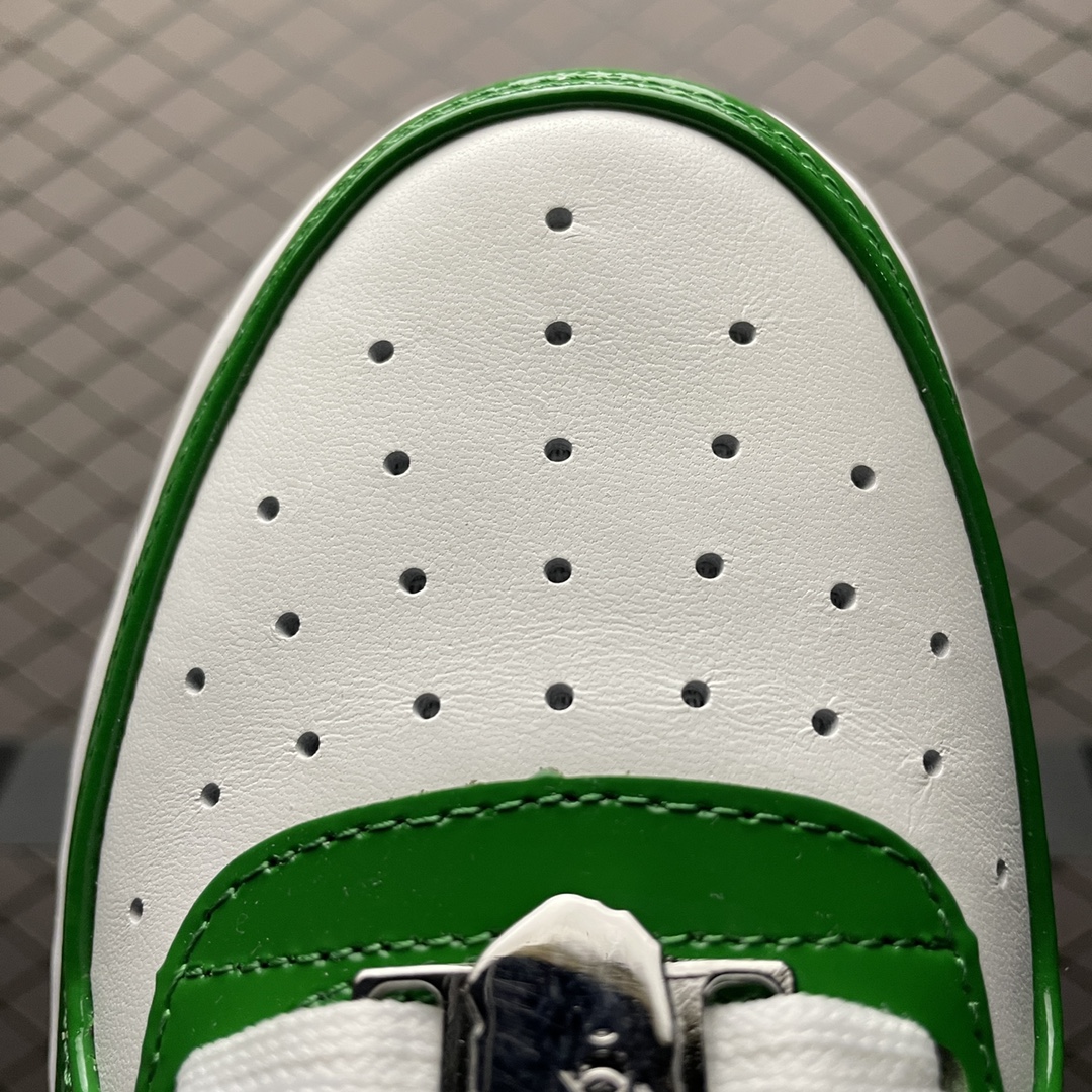 BAPE STA™ Low "Green"(2022)（1I70-291-001白绿）