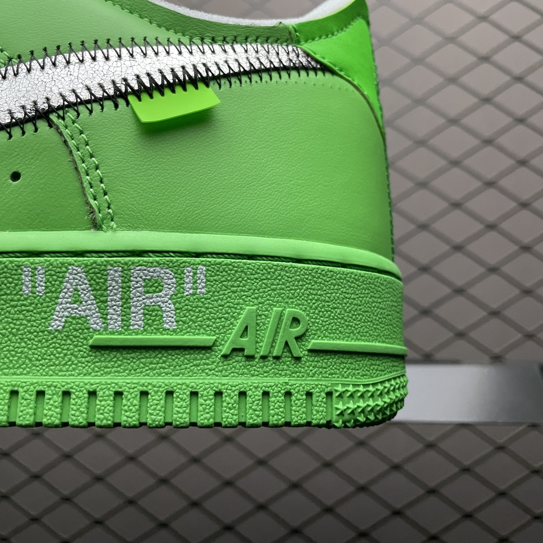 Off-White × Nike Air Force 1 Low "Brooklyn/Light Green Spark"（DX1419-300）