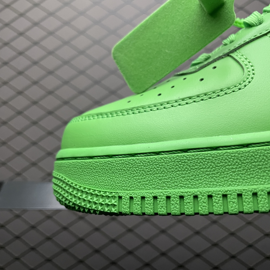 Off-White × Nike Air Force 1 Low "Brooklyn/Light Green Spark"（DX1419-300）
