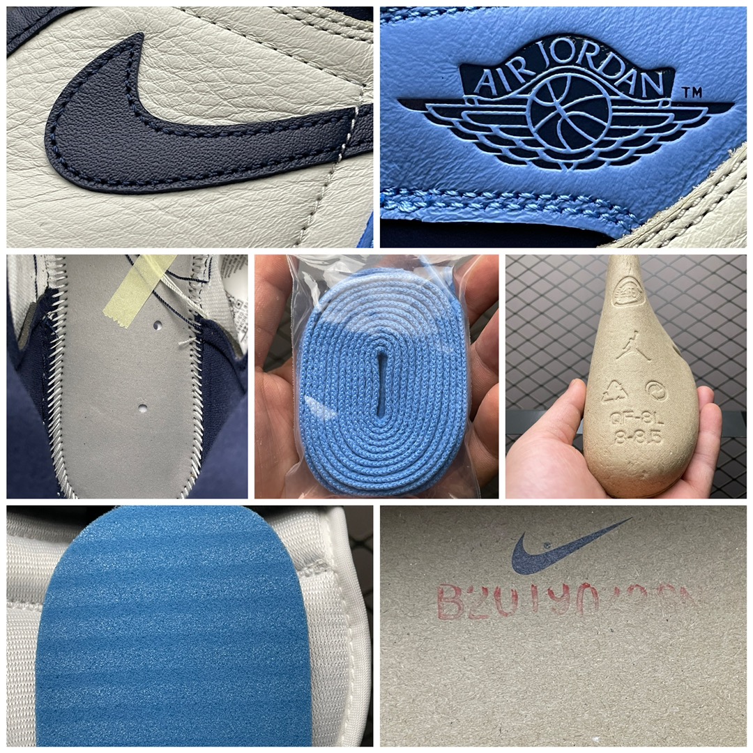 Nike Air Jordan 1 Retro High OG "Obsidian/University Blue" (555088-140)