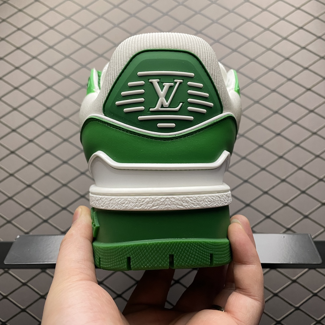 LV Trainer Maxie Line Sneaker "Green" （1AB8SI）