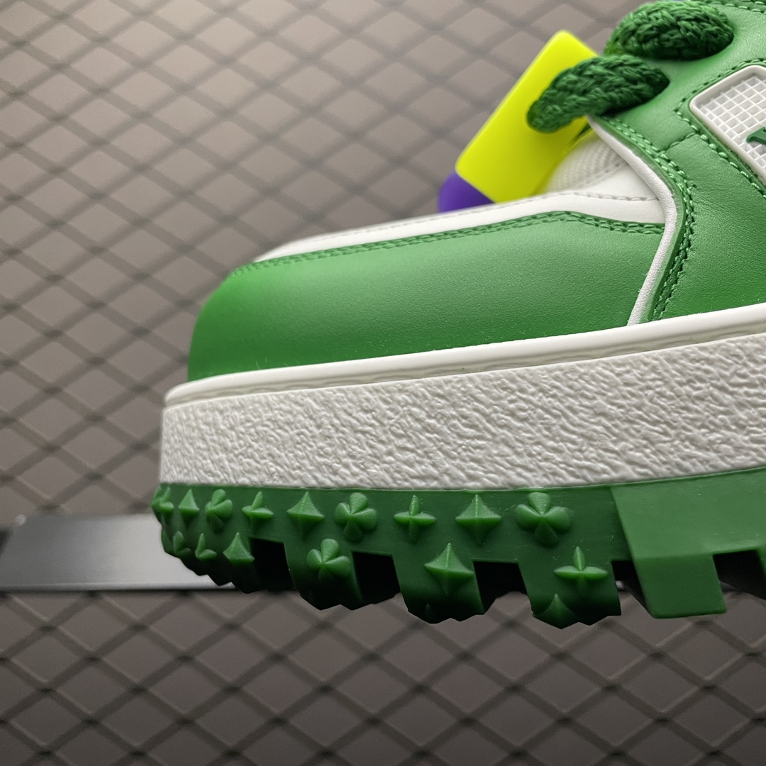 LV Trainer Maxie Line Sneaker "Green" （1AB8SI）
