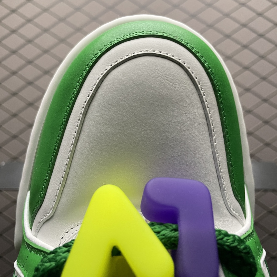 LV Trainer Maxie Line Sneaker "Green" （1AB8SI）