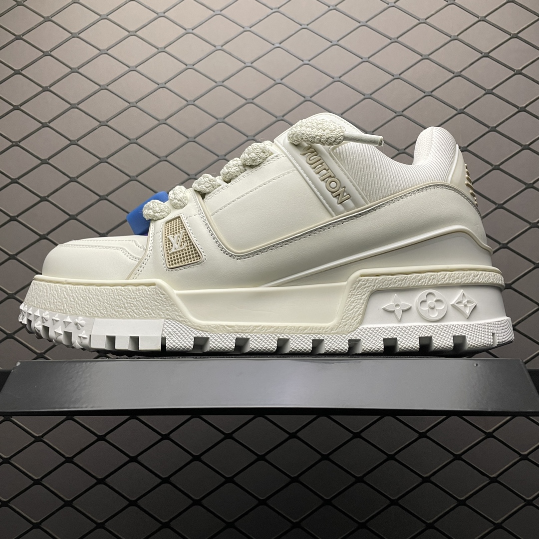 LV Trainer Maxie Line Sneaker "Blanc" （1AB8RO）