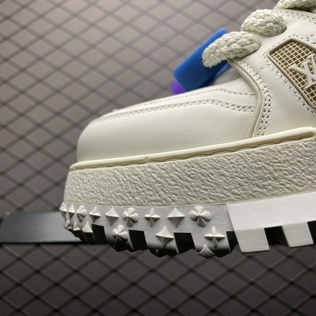 LV Trainer Maxie Line Sneaker "Blanc" （1AB8RO）