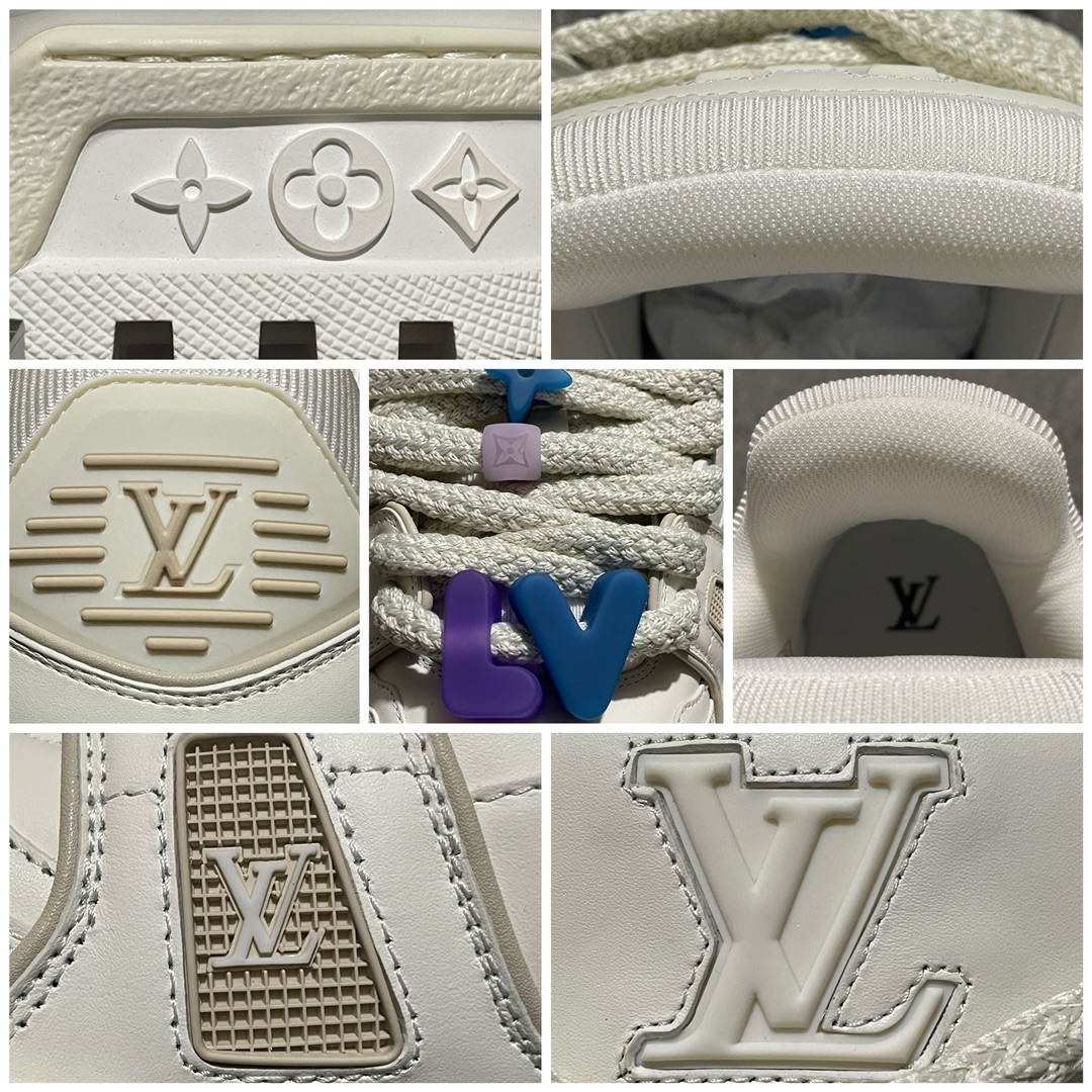 LV Trainer Maxie Line Sneaker "Blanc" （1AB8RO）