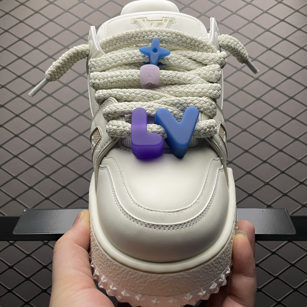 LV Trainer Maxie Line Sneaker "Blanc" （1AB8RO）