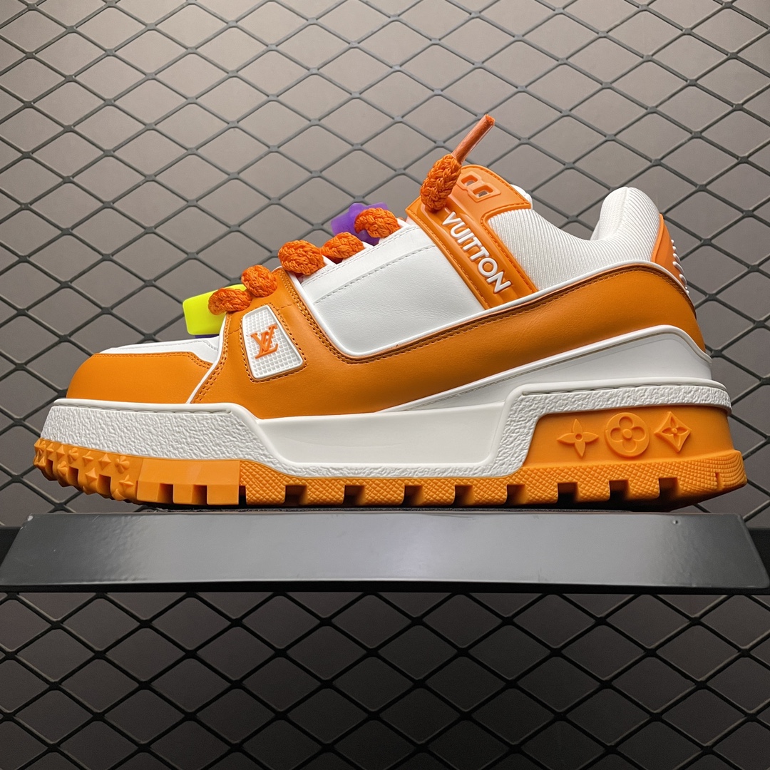 LV Trainer Maxie Line Sneaker "Orange" （1AB8SX）