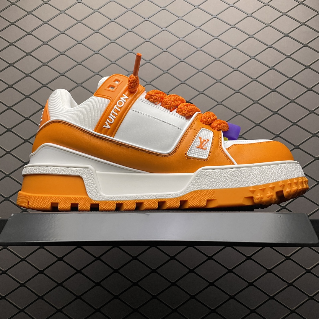 LV Trainer Maxie Line Sneaker "Orange" （1AB8SX）