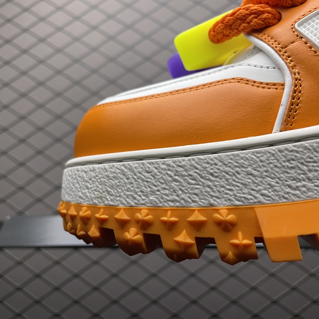 LV Trainer Maxie Line Sneaker "Orange" （1AB8SX）