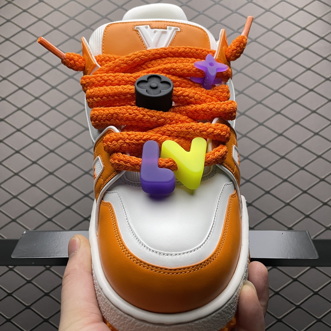 LV Trainer Maxie Line Sneaker "Orange" （1AB8SX）