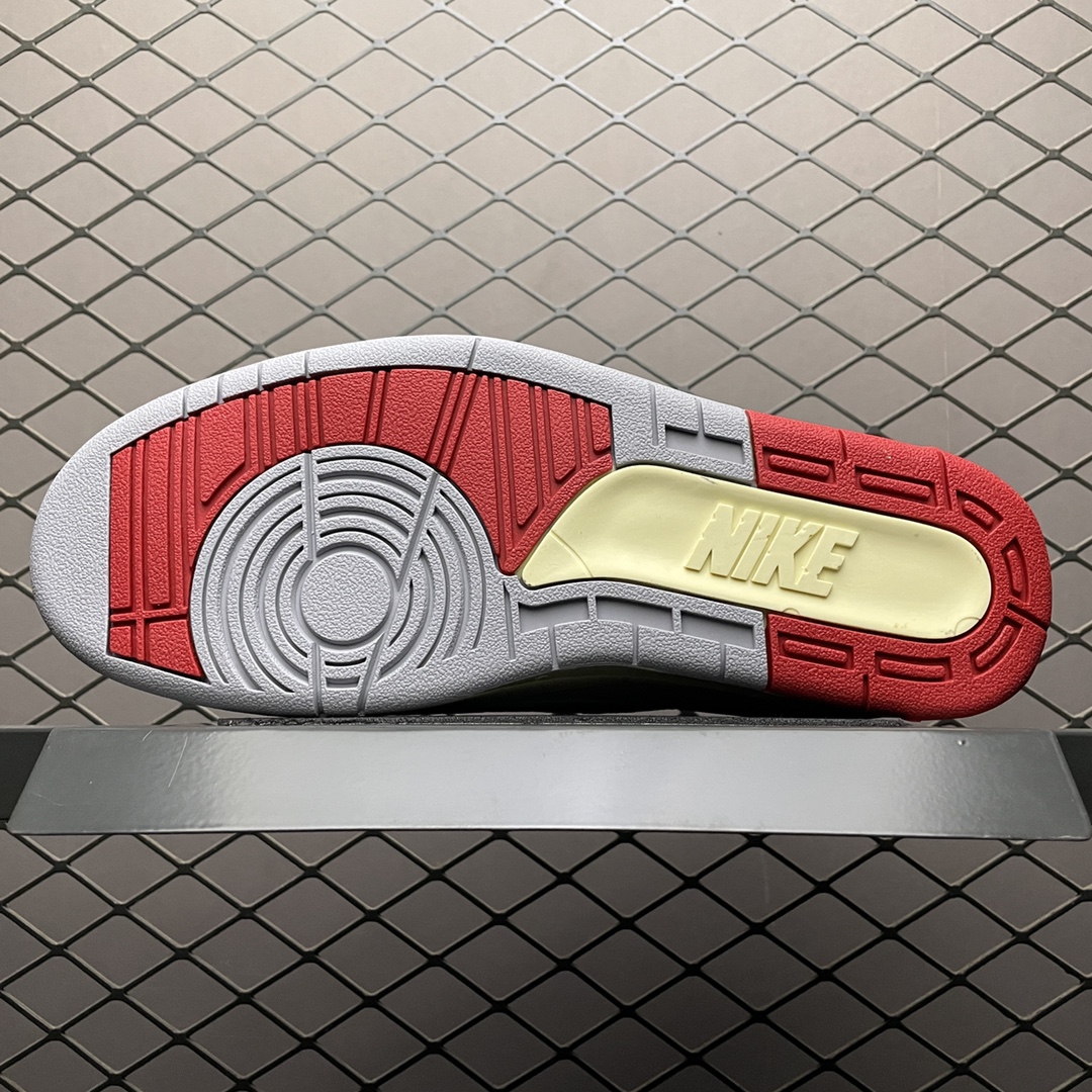 Off-White × Nike Air Jordan 2 Low "White and Varsity Red" (DJ4375-106)