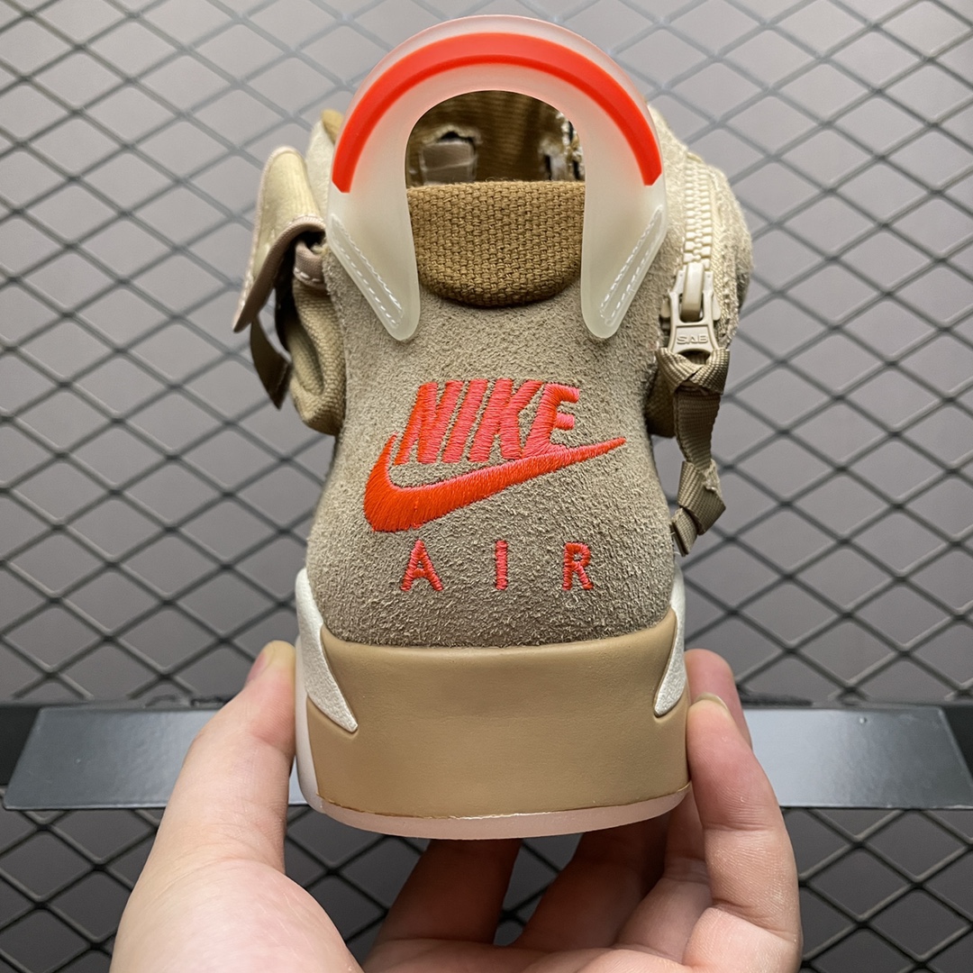 Travis Scott × Nike Air Jordan 6 "British Khaki" (DH0690-200)
