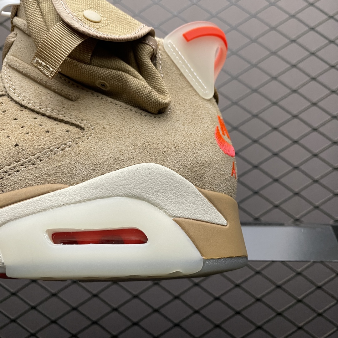 Travis Scott × Nike Air Jordan 6 "British Khaki" (DH0690-200)