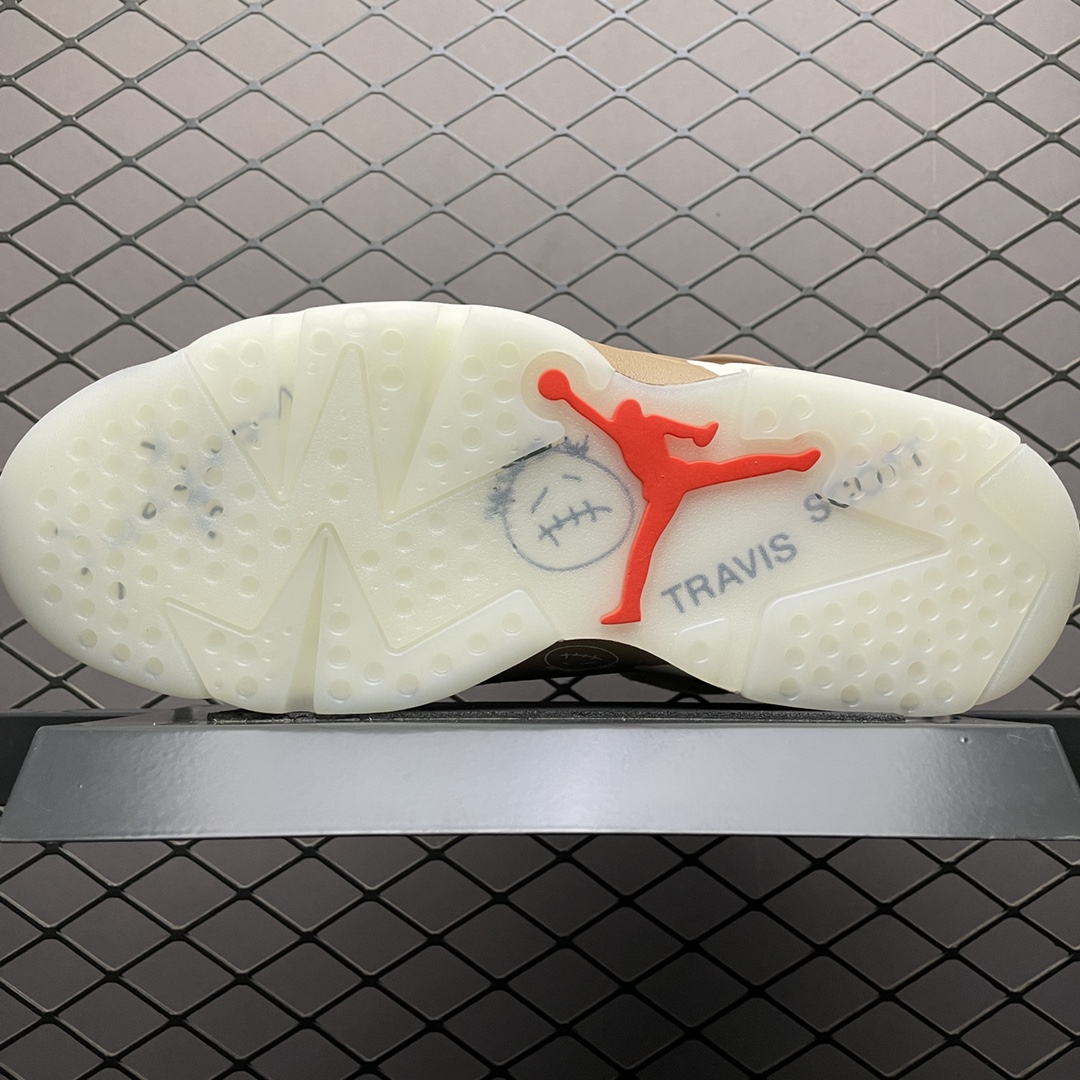 Travis Scott × Nike Air Jordan 6 "British Khaki" (DH0690-200)