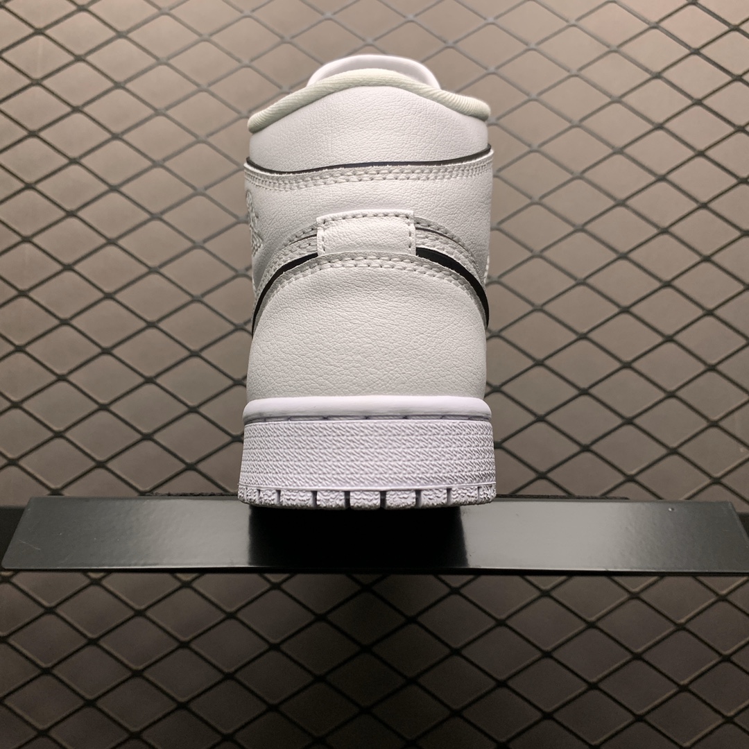 NIKE WMNS AIR JORDAN 1 MID "WHITE/BLACK" (CK6587-100)