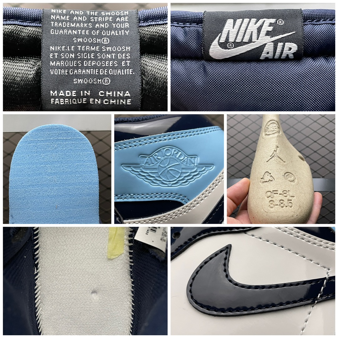 Nike WMNS Air Jordan 1 High UNC "Patent Leather" (CD0461-401)