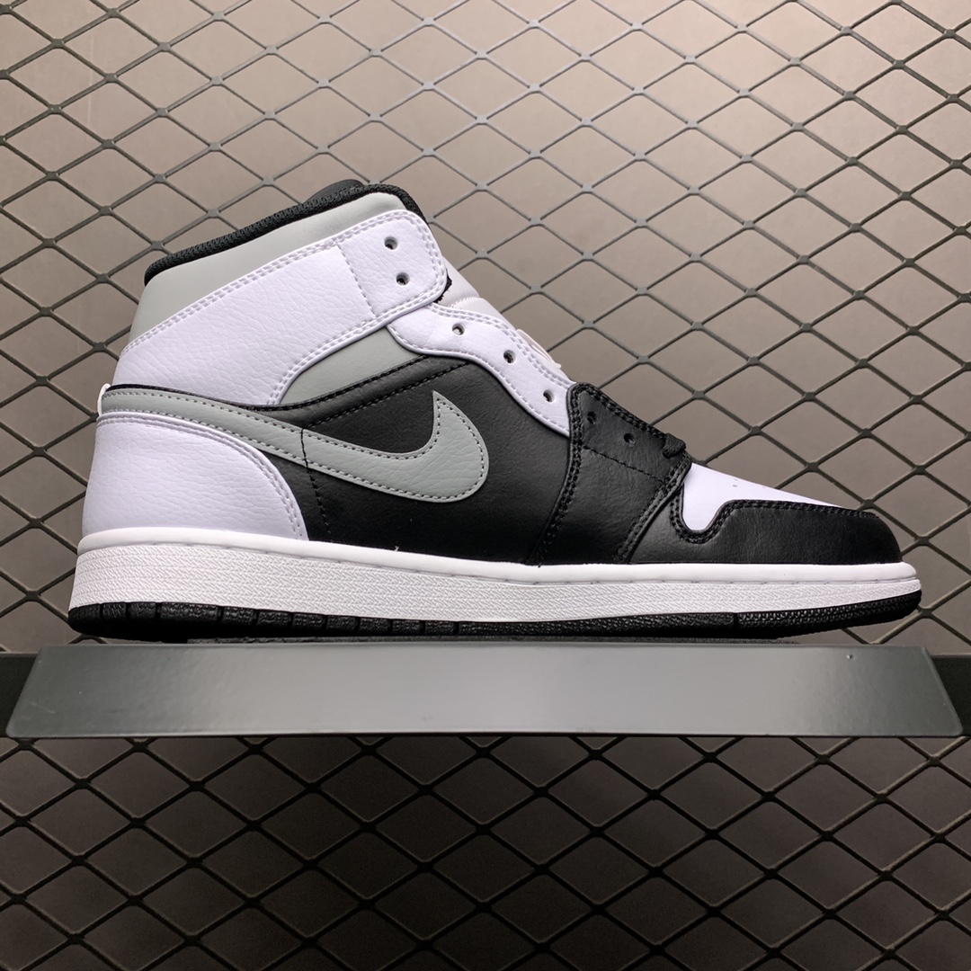 NIKE AIR JORDAN 1 MID "WHITE SHADOW" (554724-073)