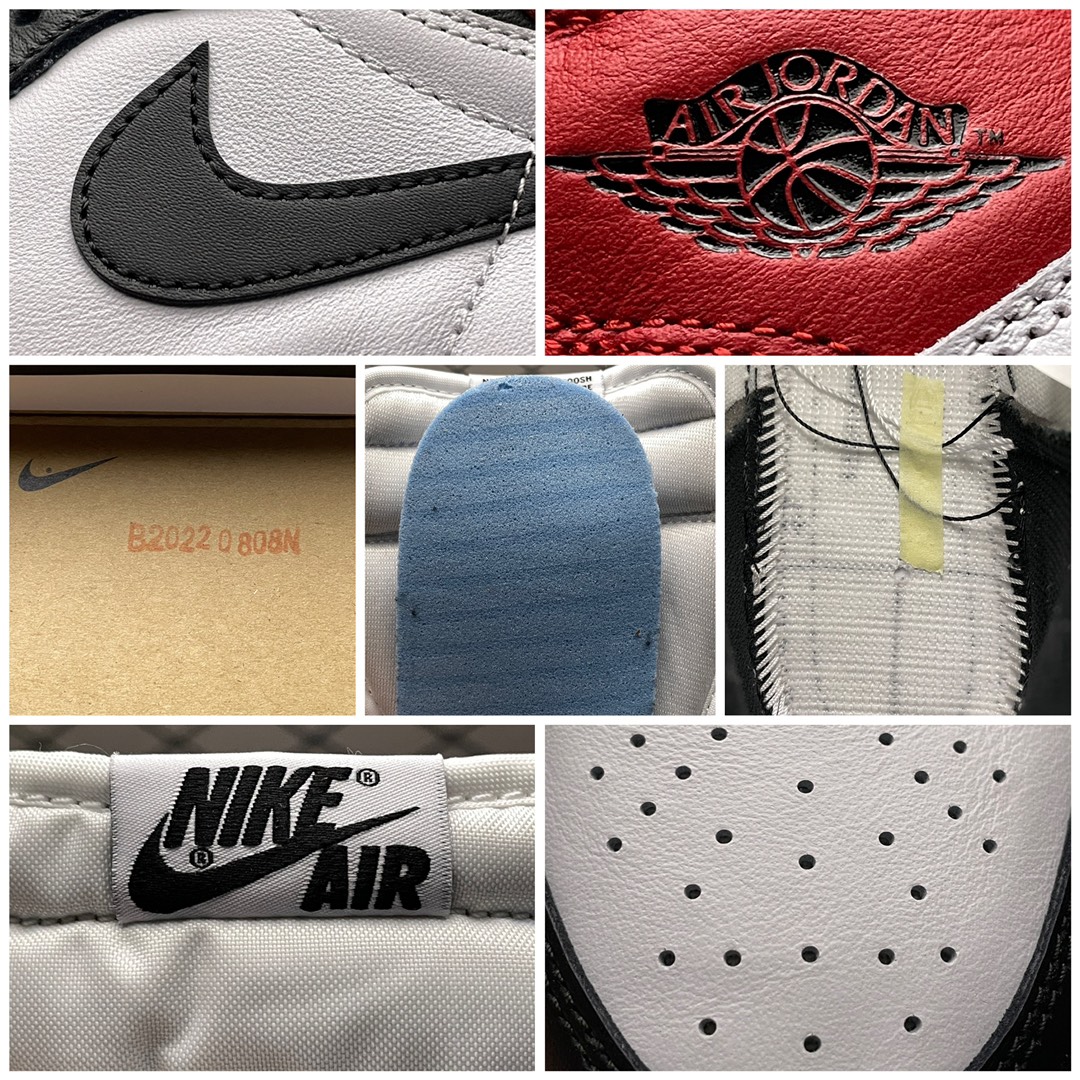 Nike Air Jordan 1 Retro High OG "Black Toe"(2016) (555088-125)