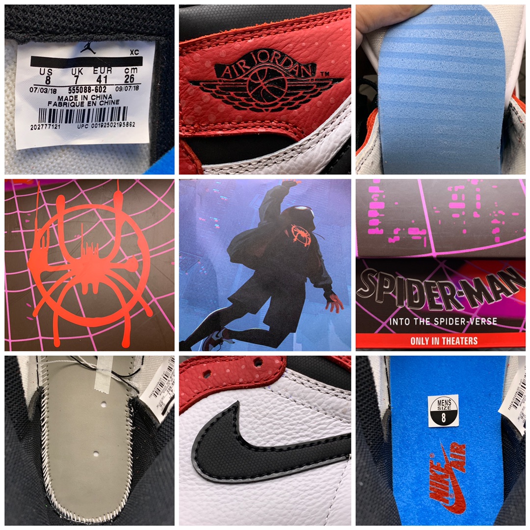 Spiderman × Nike Air Jordan 1 Origin Story 