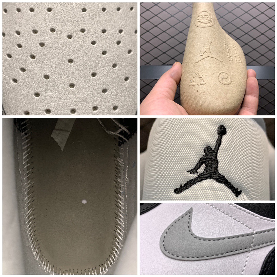 NIKE AIR JORDAN 1 LOW "BLACK/LIGHT SMOKE GREY"（553558-039）