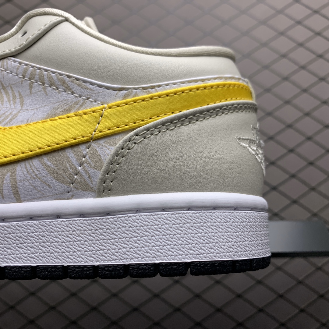 NIKE AIR JORDAN 1 LOW "LIGHT OREWOOD BROWN/AMARILLO-WHITE-LASER-BLUE"（CK3022-107）
