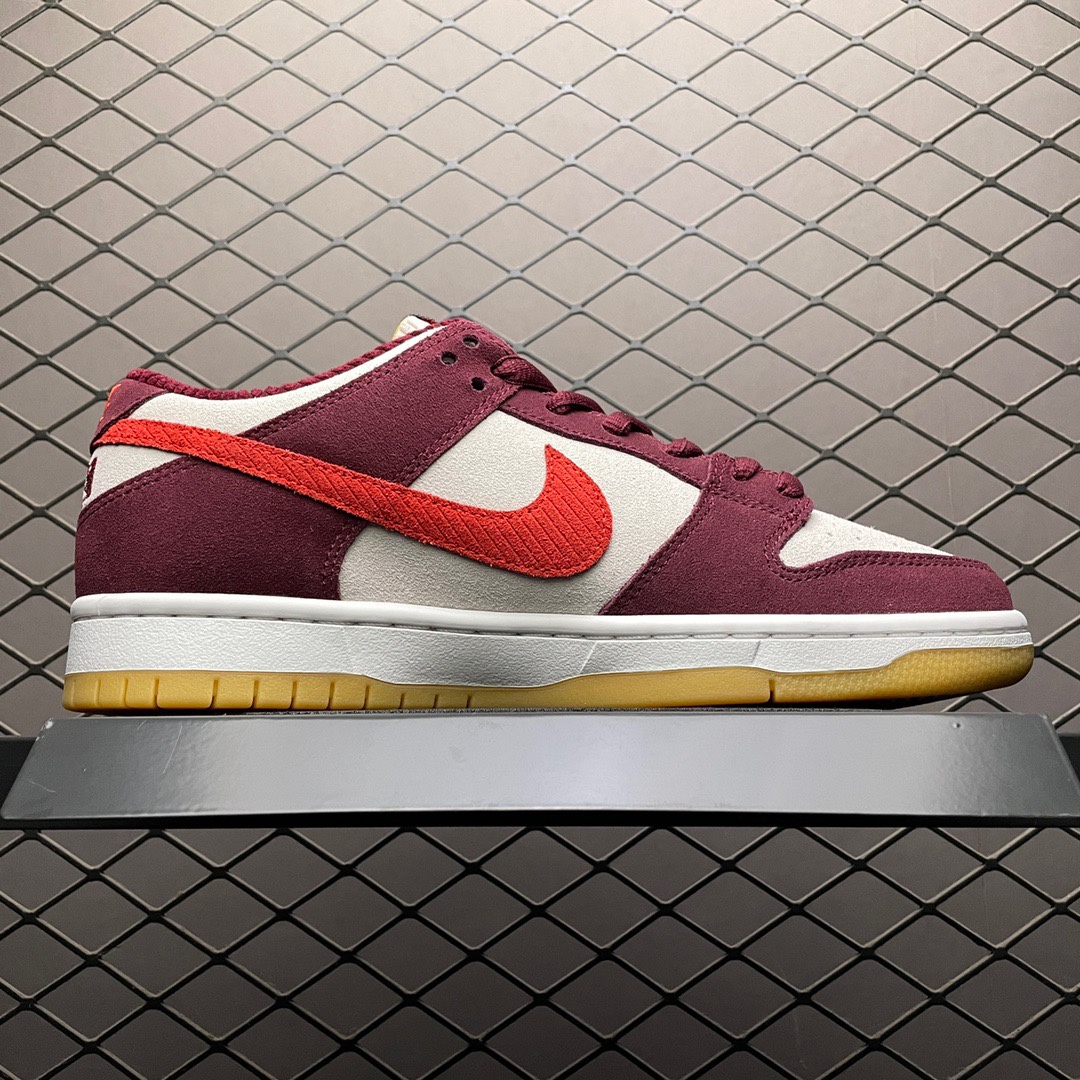 Skate Like a Girl × Nike SB Dunk Low Pro "Dark Beetroot" (DX4589-600)
