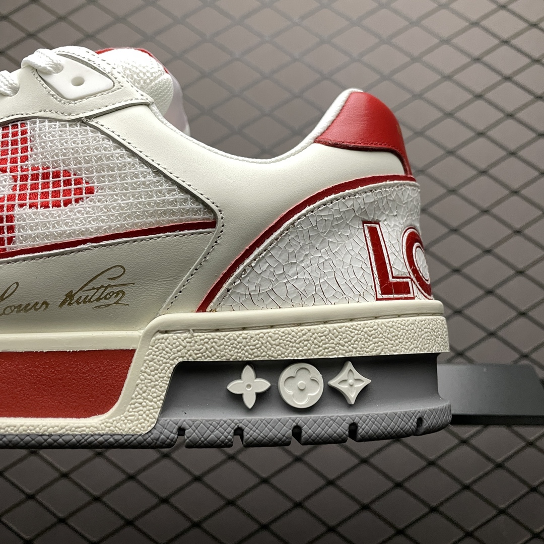 LOUIS VUITTON TRAINER LINE SNEAKER VEIL "ROUGE"（1A98VE）