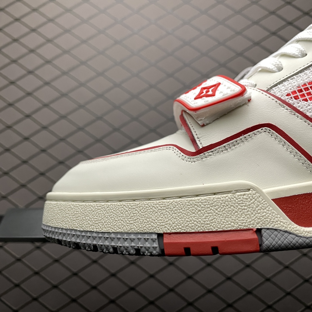 LOUIS VUITTON TRAINER LINE SNEAKER VEIL "ROUGE"（1A98VE）