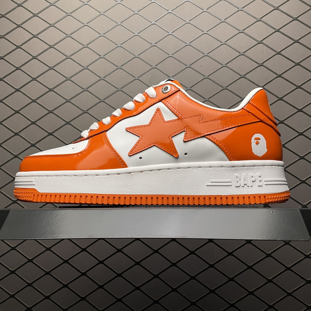 BAPE STA College ベイプスタ オレンジ 29cm｜靴 