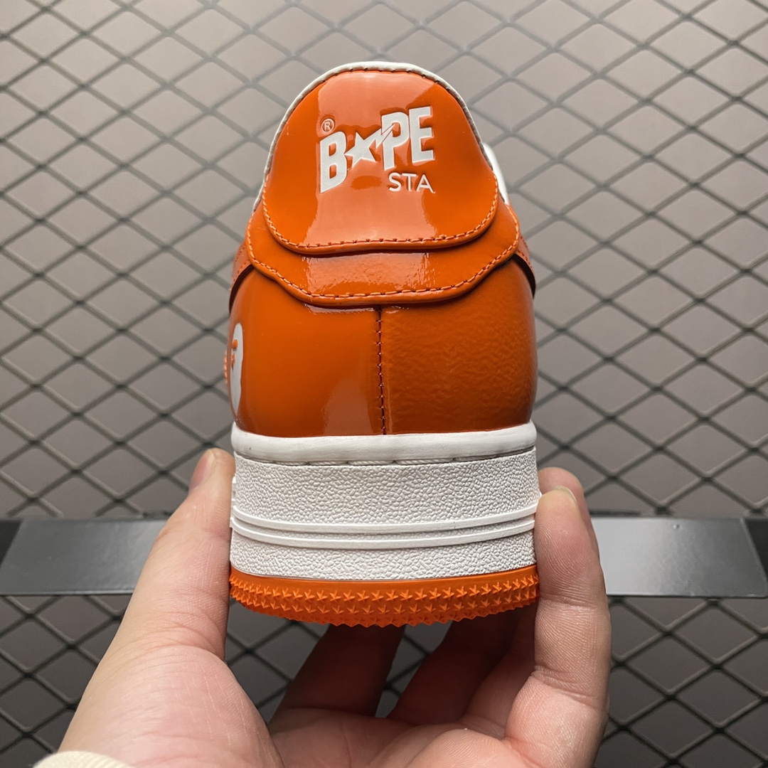 BAPE STA™ Low "Orange"(2022)（1I70-191-002白橙）