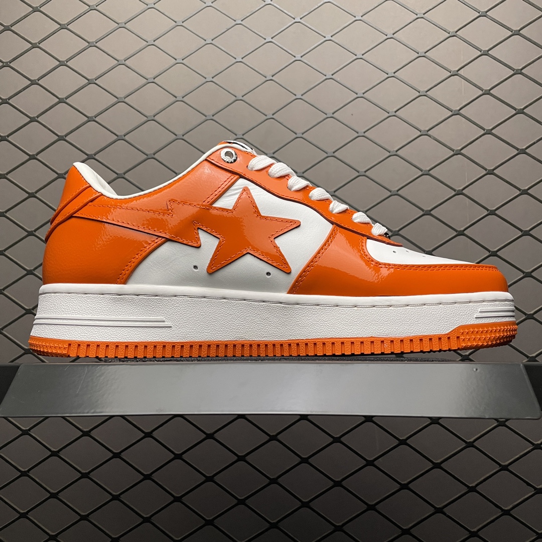 BAPE STA™ Low "Orange"(2022)（1I70-191-002白橙）