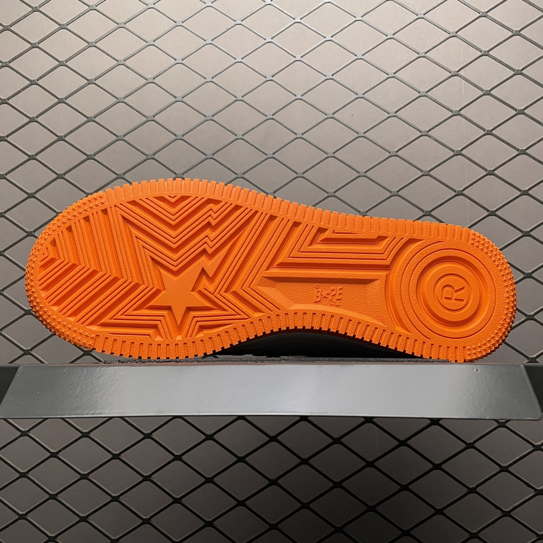 BAPE STA™ Low "Orange"(2022)（1I70-191-002白橙）