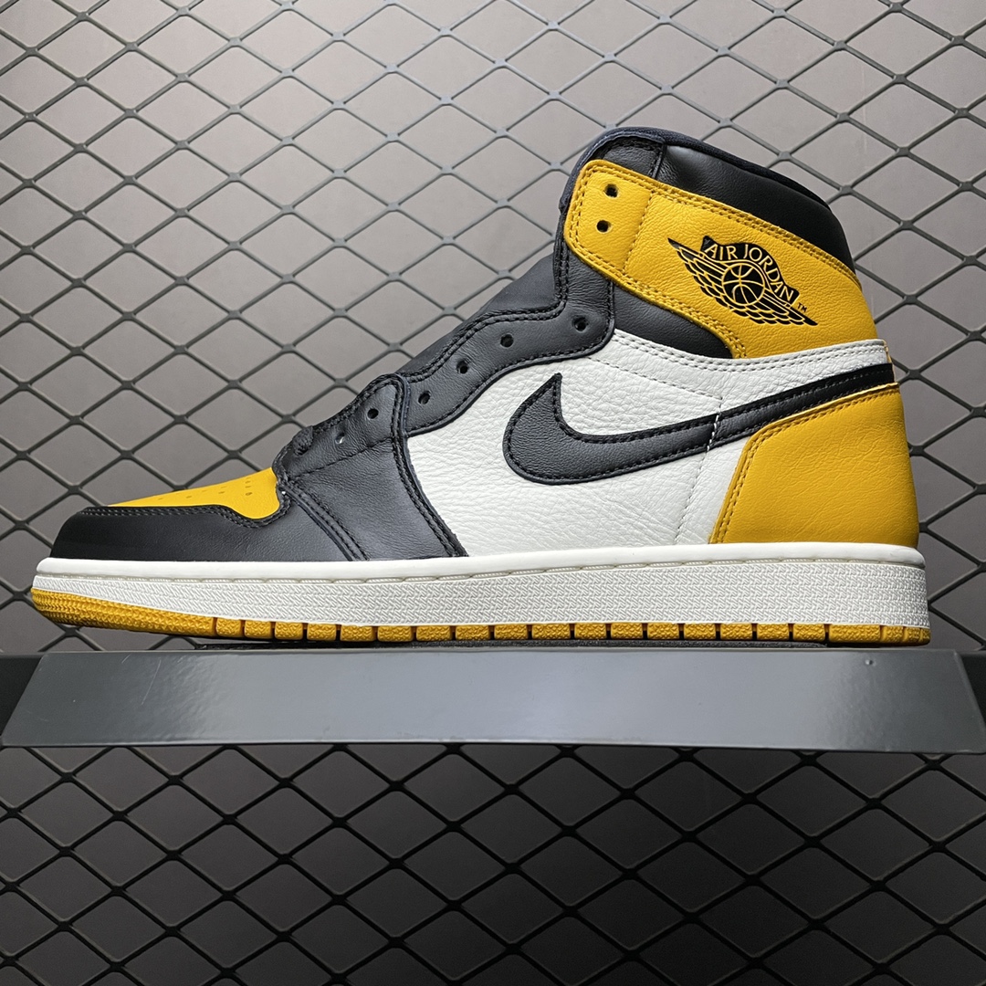 Nike GS Air Jordan 1 Hi OG “Yellow Toe” (555088-711)