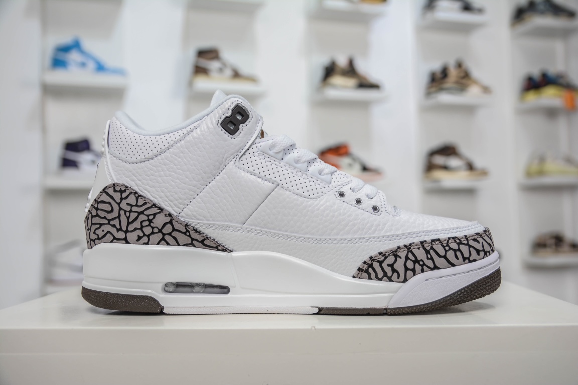 Nike Air Jordan 3 Retro "Mocha" (2018）(136064-122)