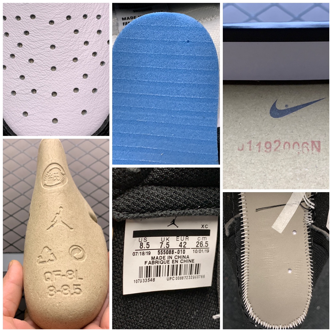 Nike Air Jordan 1 Retro High OG "Black/White" (2014)（555088-010）