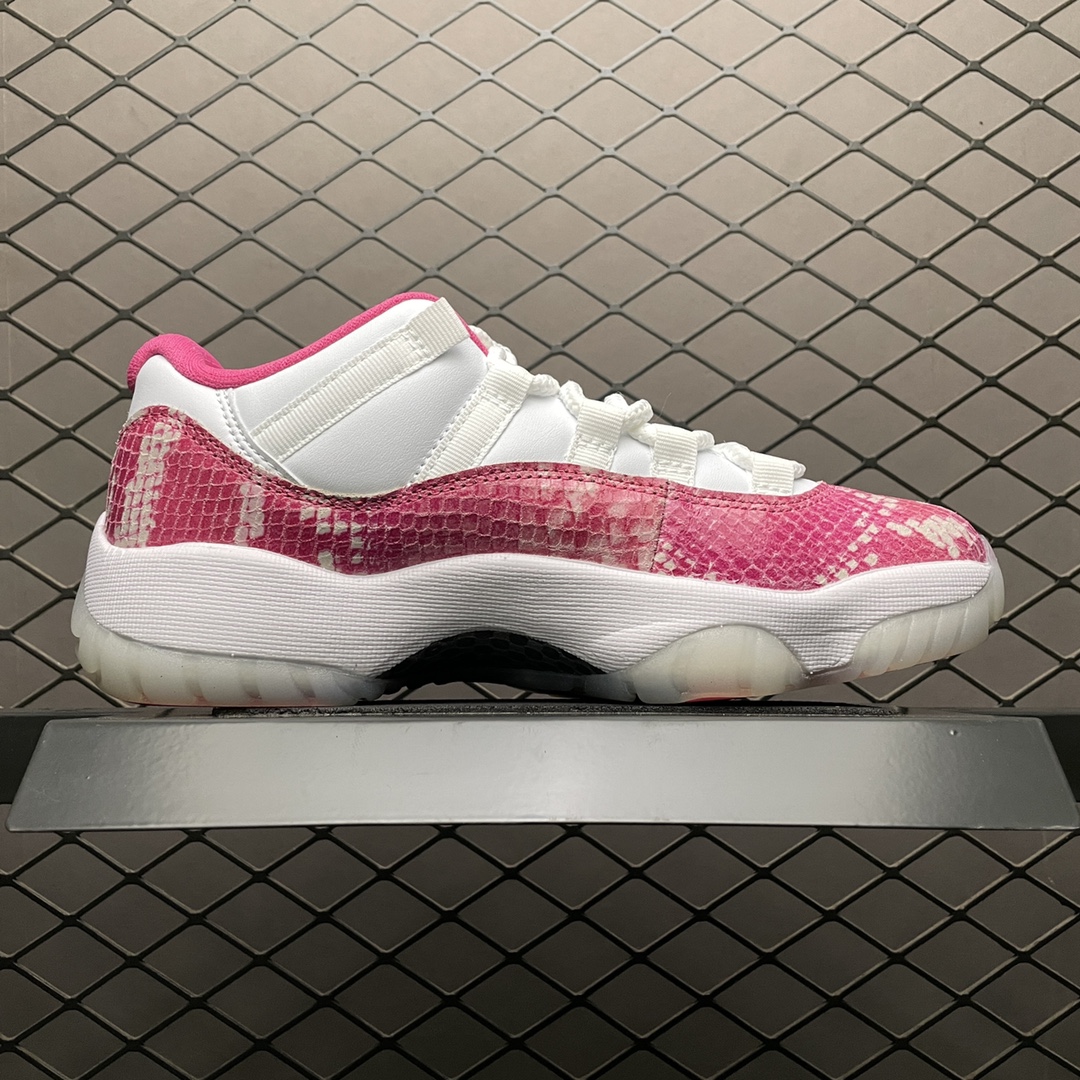 Nike WMNS Air Jordan 11 Low "Snakeskin Pink"（AH7860-106）
