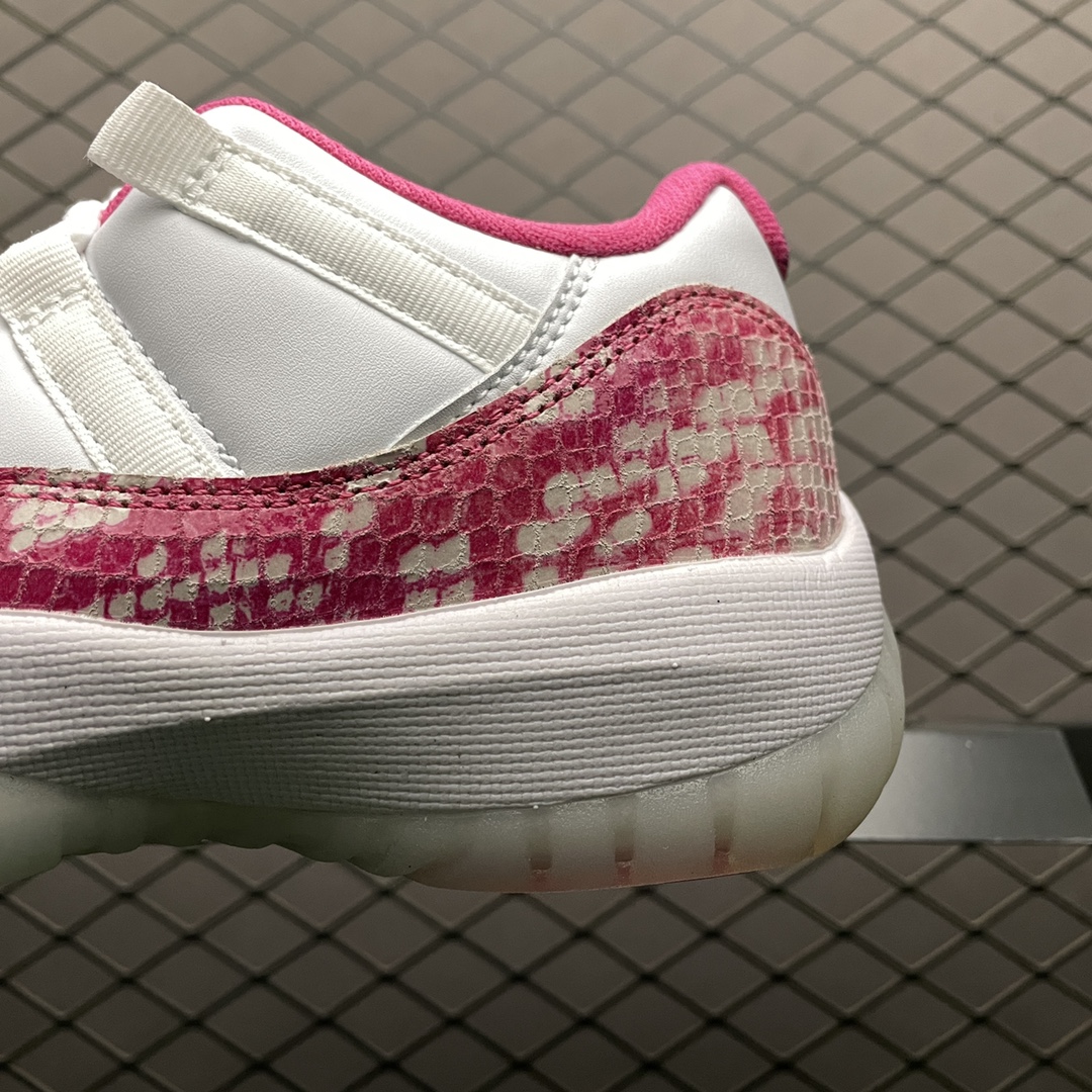 Nike WMNS Air Jordan 11 Low "Snakeskin Pink"（AH7860-106）