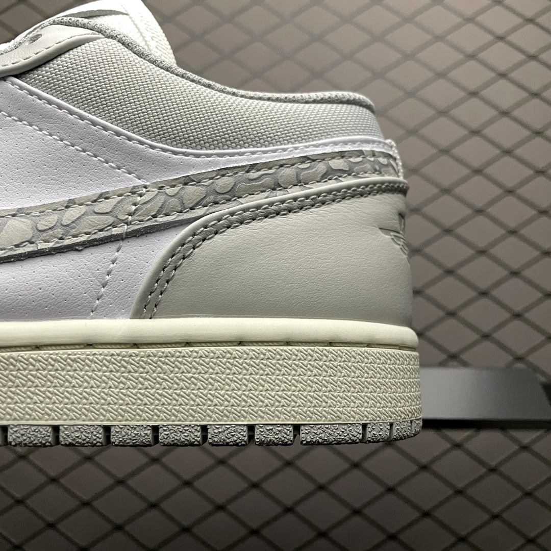 Nike Air Jordan 1 Low Premium "Elephant Print"（DH4269-100）