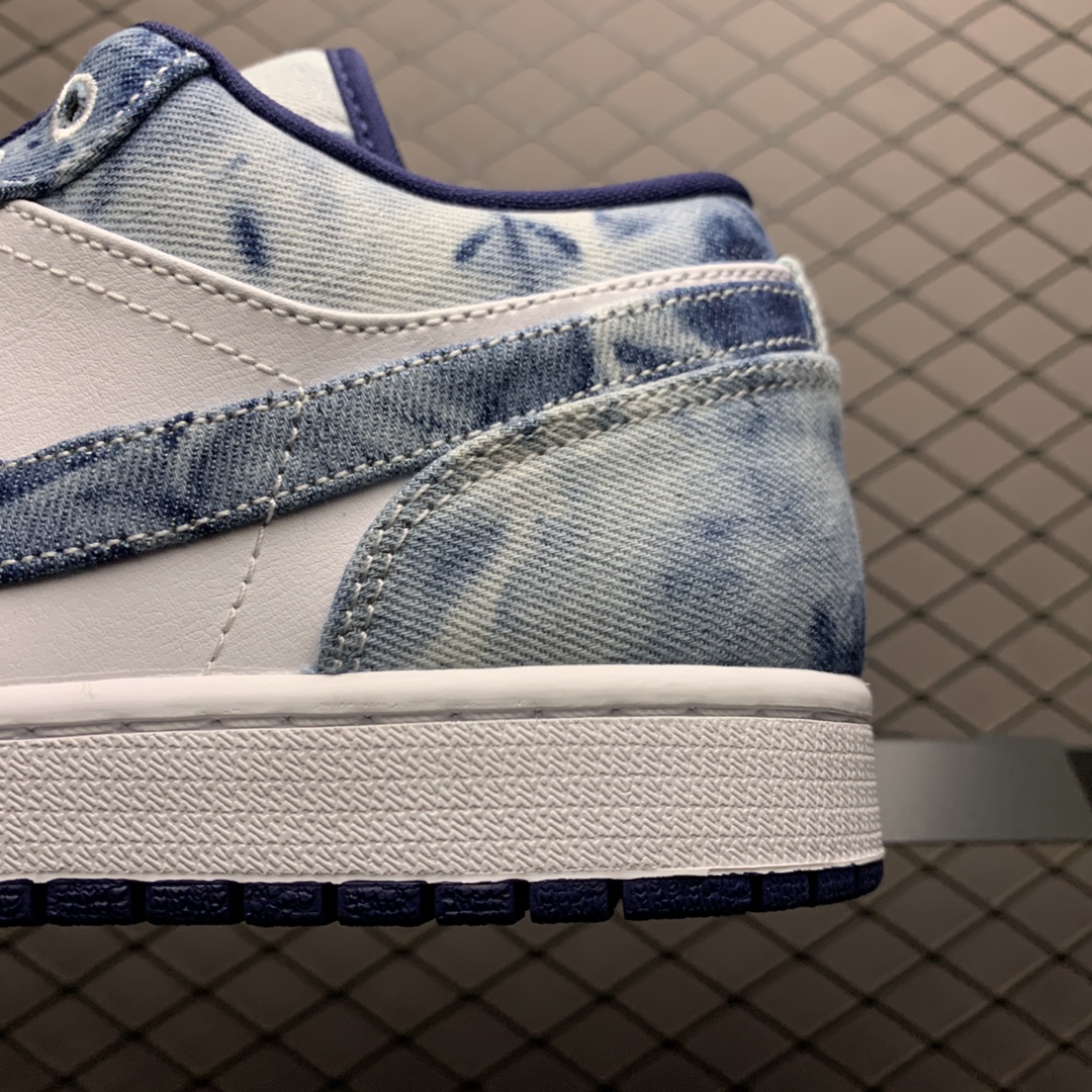 NIKE AIR JORDAN 1 LOW "WASHED DENIM"（CZ8455-100）