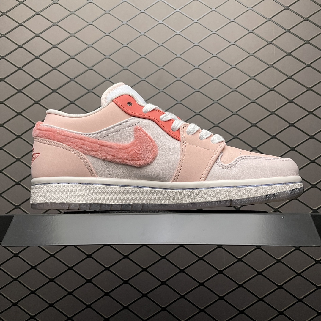 NIKE AIR JORDAN LOW "Mighty Swooshers" PINK  (DM5443-666)